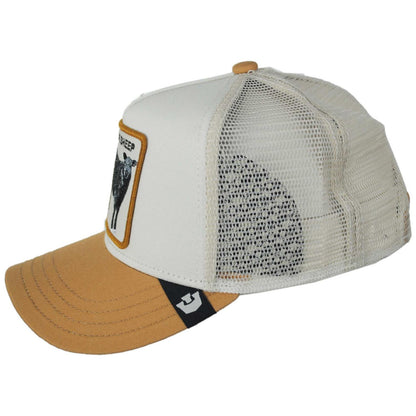 Goorin Bros | Kid's Black Sheep Mesh Trucker Snapback Baseball Cap | 508906 | profile | CHALK/HEAT