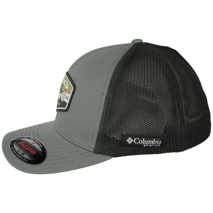 Columbia Sportswear | PFG Patch Mesh Flexfit Fitted Baseball Cap | 400087 | profile | CYPRESS