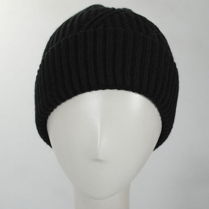 Scala | Stephanie Knit Beanie Hat | 500045 | front | BLACK