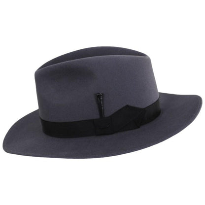 Bailey 1922 | Nilson Fur Felt Fedora Hat | 130389 | profile | SLATE