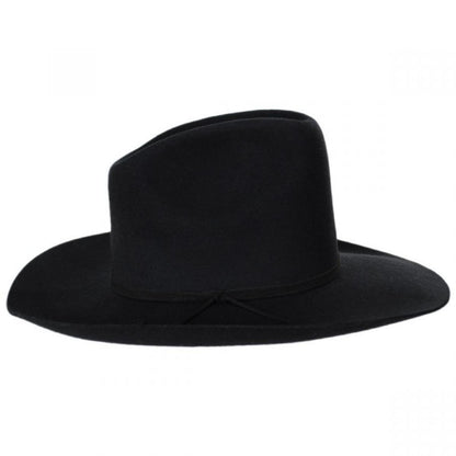 Lack of Color | Goldfinger Wool Felt Western Hat | 124316 | profile | BLACK