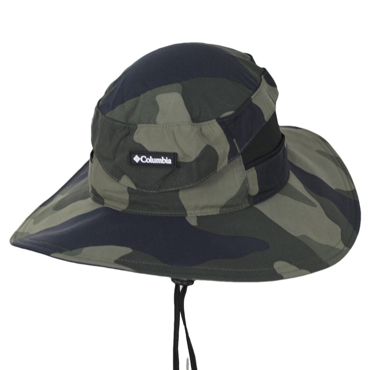 Columbia Sportswear | Bora Bora Printed Booney Hat | 400121 | lead | STONE GREEN MOD CAMO