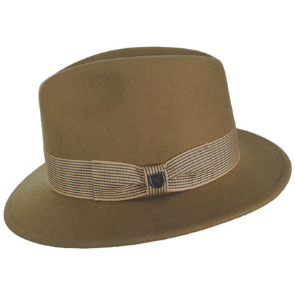 BRIXTON HATS | Roma Wool Felt Fedora Hat | 135664 | profile | DUNE
