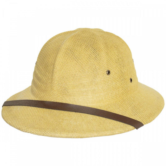 Village Hat Shop | Toyo Straw Pith Helmet | 128800 | lead | TAN