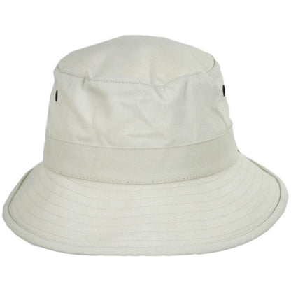 Tilley Endurables | Waxed Cotton Bucket Hat | 400842 | front | NATURAL