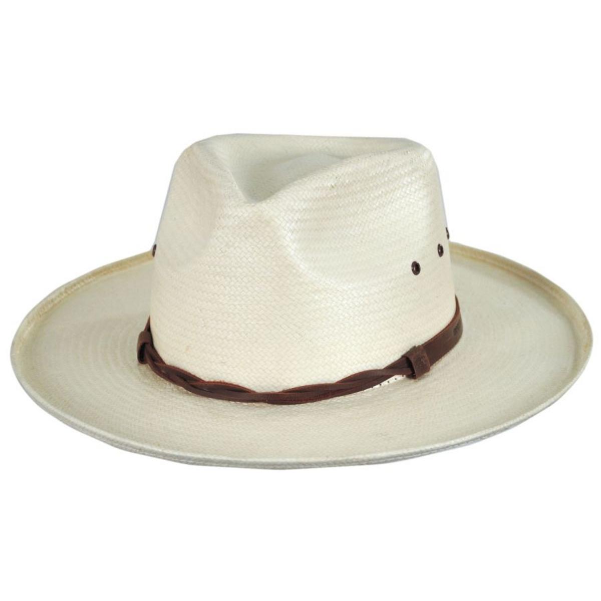 Stetson | Helena Toyo Straw Outback Hat | 127035 | lead | NATURAL