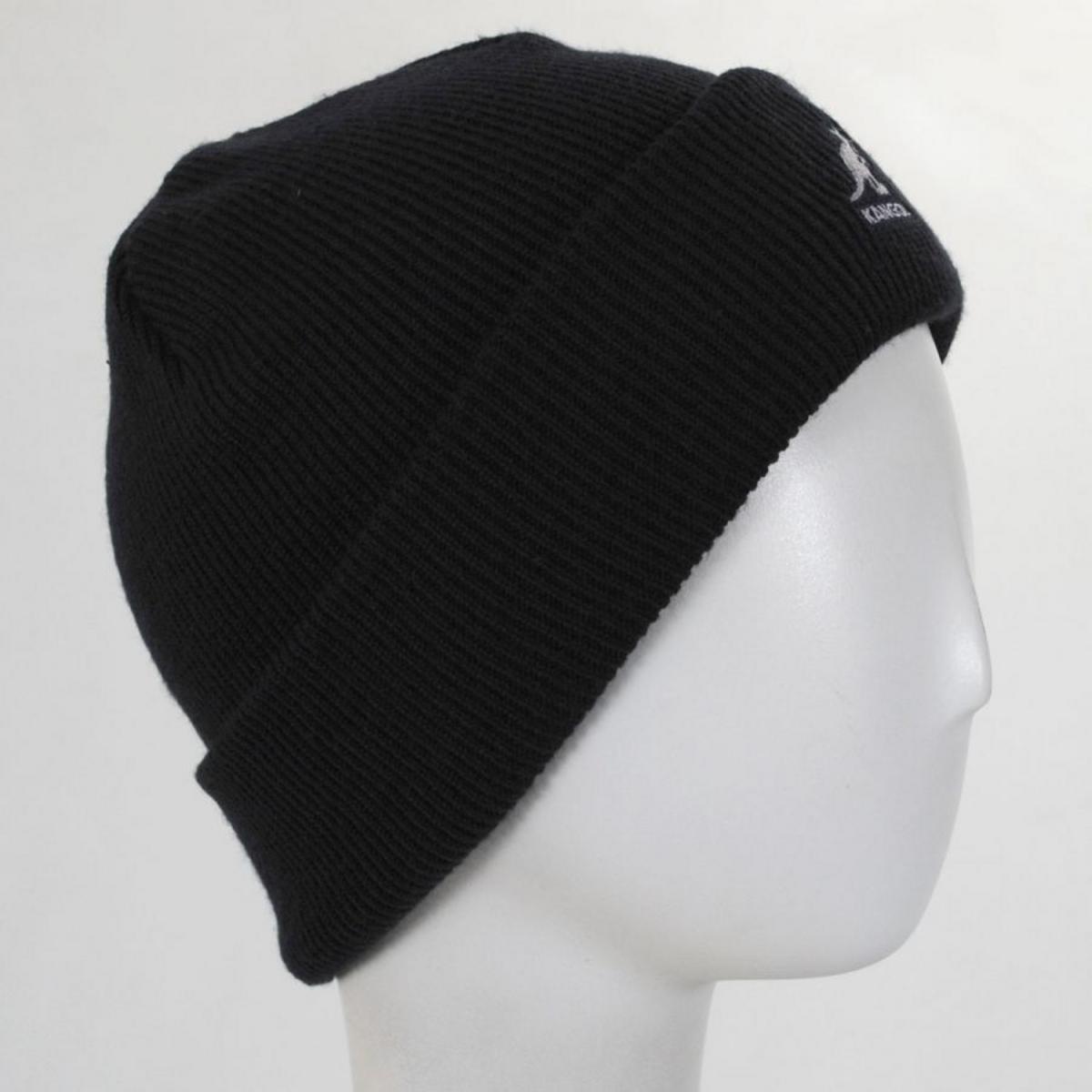 Kangol | Cuff Pull-On Beanie Hat | 500408 | profile | BLACK