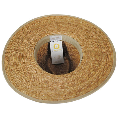 Jo Palm Straw Rancher Fedora Hat