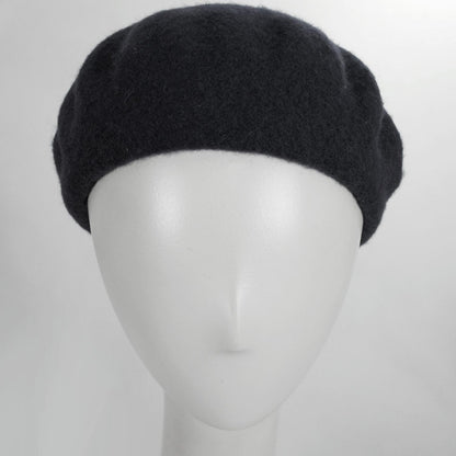 Village Hat Shop | Kid's Classic Wool Beret | 512000 | front | BLACK