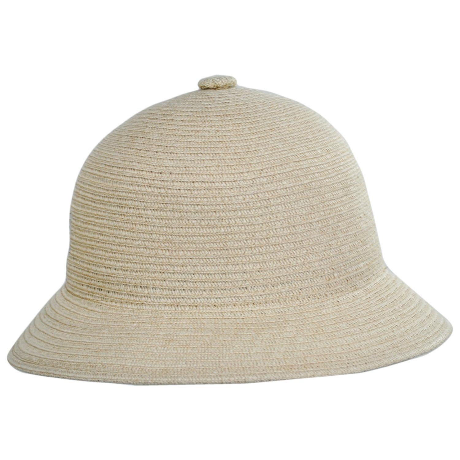 Kangol | Linen Braid Casual Bucket Hat | 185805 | profile | NATURAL LINEN