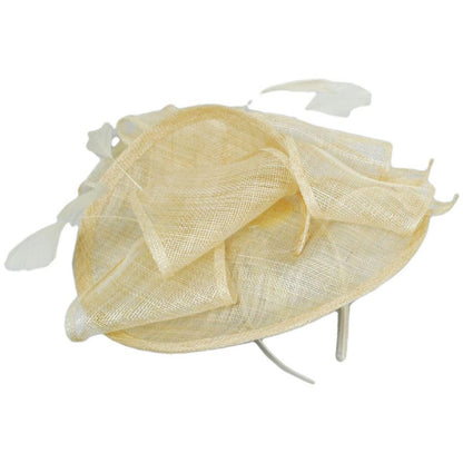Jeanne Simmons | Isabelle Sinamay Straw Fascinator Hat | 120764 | lead | NATURAL