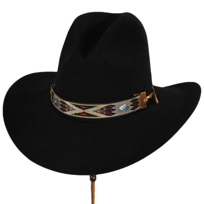 Renegade | Hickstead Wool Felt Western Hat | 130386 | lead | BLACK