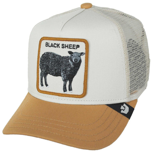 Goorin Bros | Kid's Black Sheep Mesh Trucker Snapback Baseball Cap | 508906 | lead | CHALK/HEAT