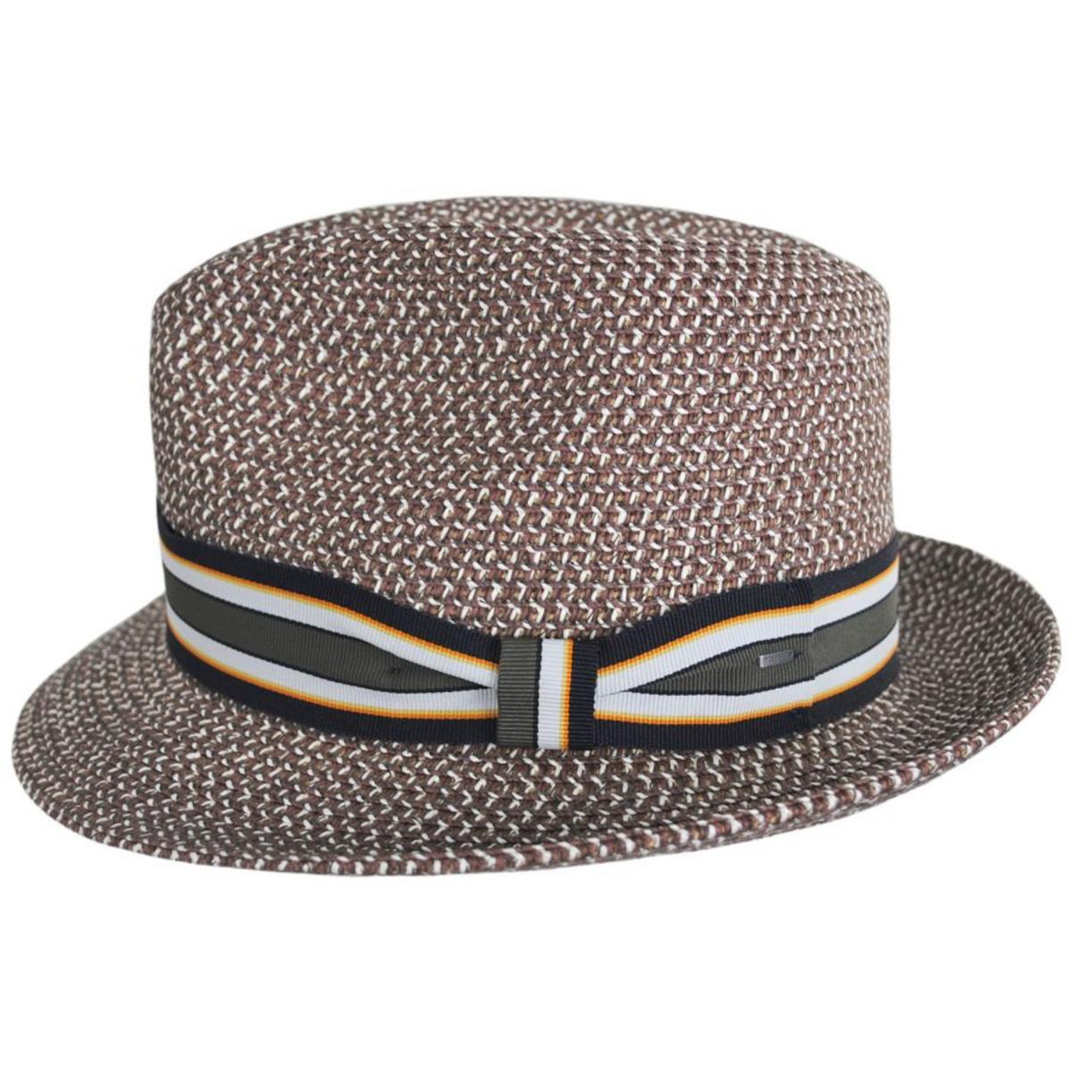 Bailey 1922 | Salem Braided Toyo Straw Fedora Hat | 127810 | profile | OAK