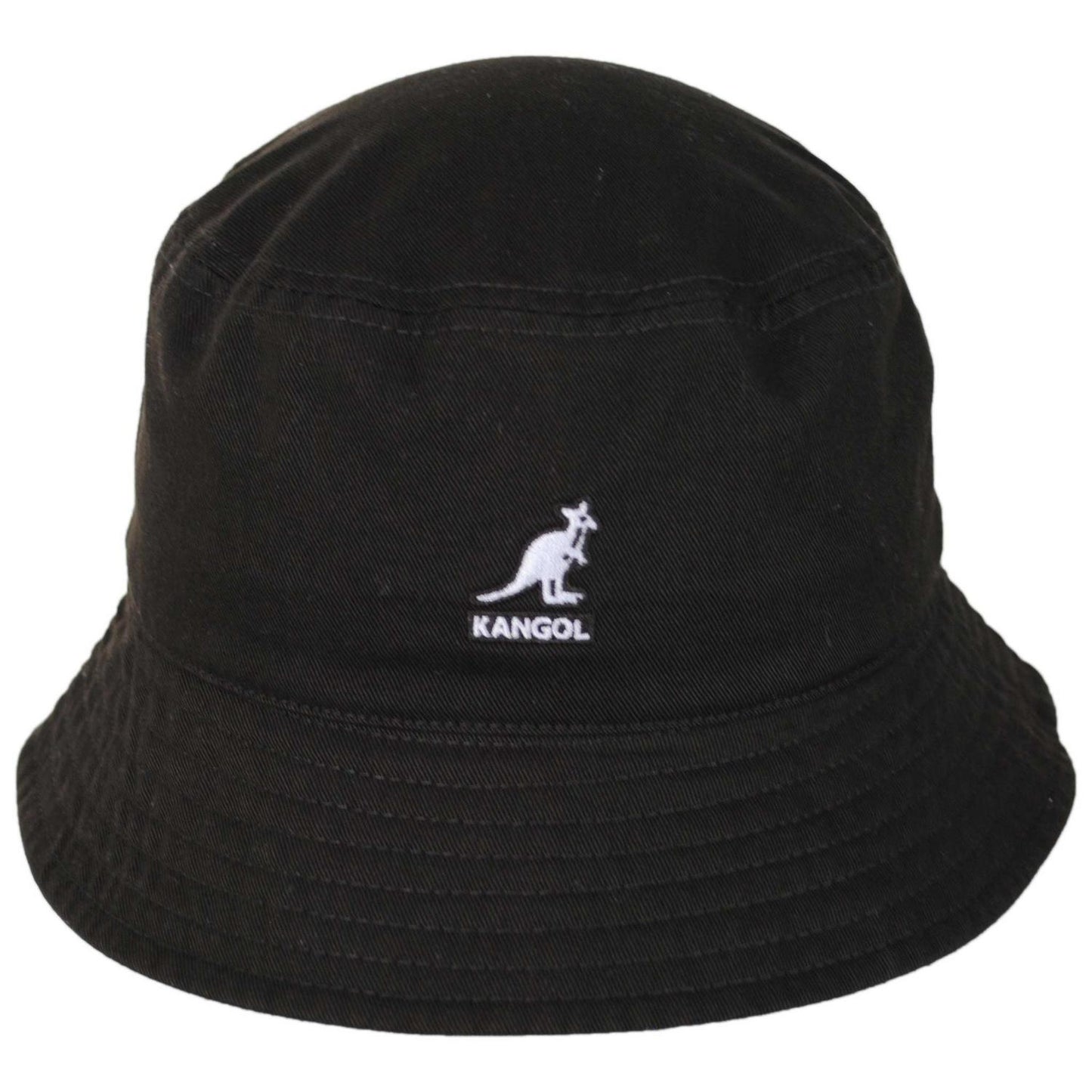 Kangol | Washed Cotton Bucket Hat - Spring Collection | 185701SS | front | COFFEE BEAN