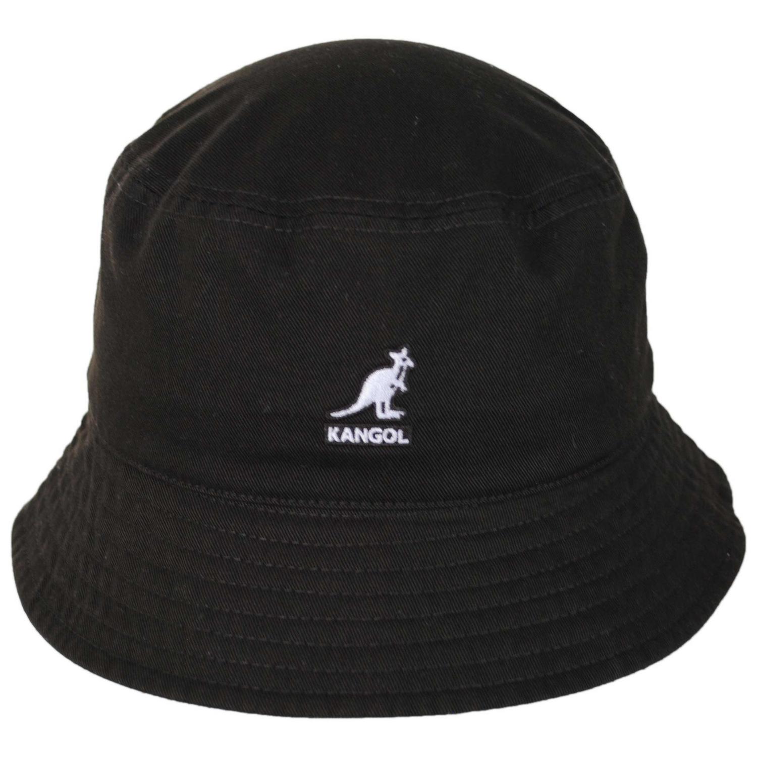 Kangol | Washed Cotton Bucket Hat - Spring Collection | 185701SS | front | COFFEE BEAN