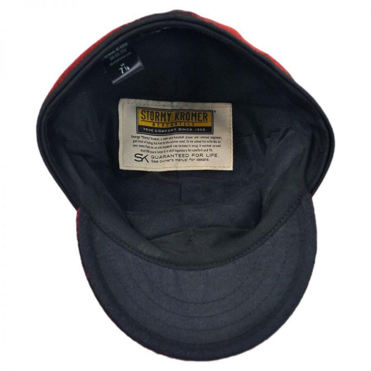 Stormy Kromer | Original Wool Cap | 220700 | under | RED/BLACK