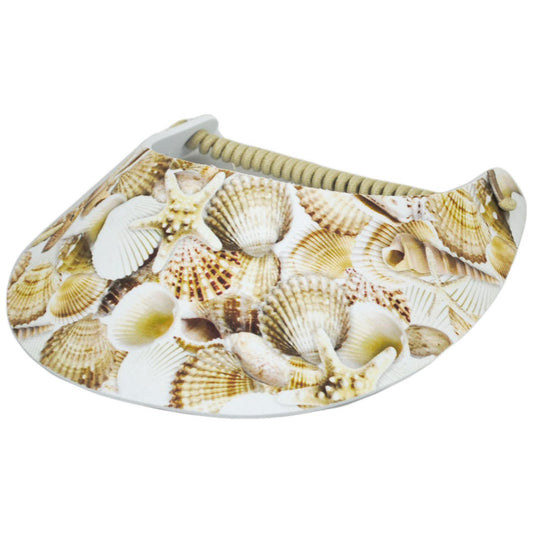 The Incredible Sunvisor | Springlace Shells Sunvisor | 196357 | lead | SAND