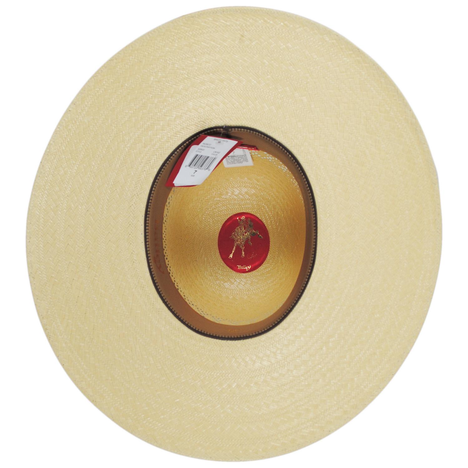 Bailey Western | Rosco 10X Shantung Straw Western Hat | 127946 | under | LINEN