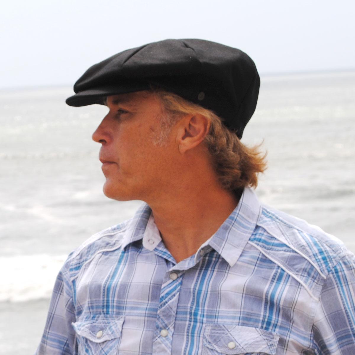Jaxon Hats | Wool Blend Solid Big Apple Cap | 167735 | lsmtwo | BLACK