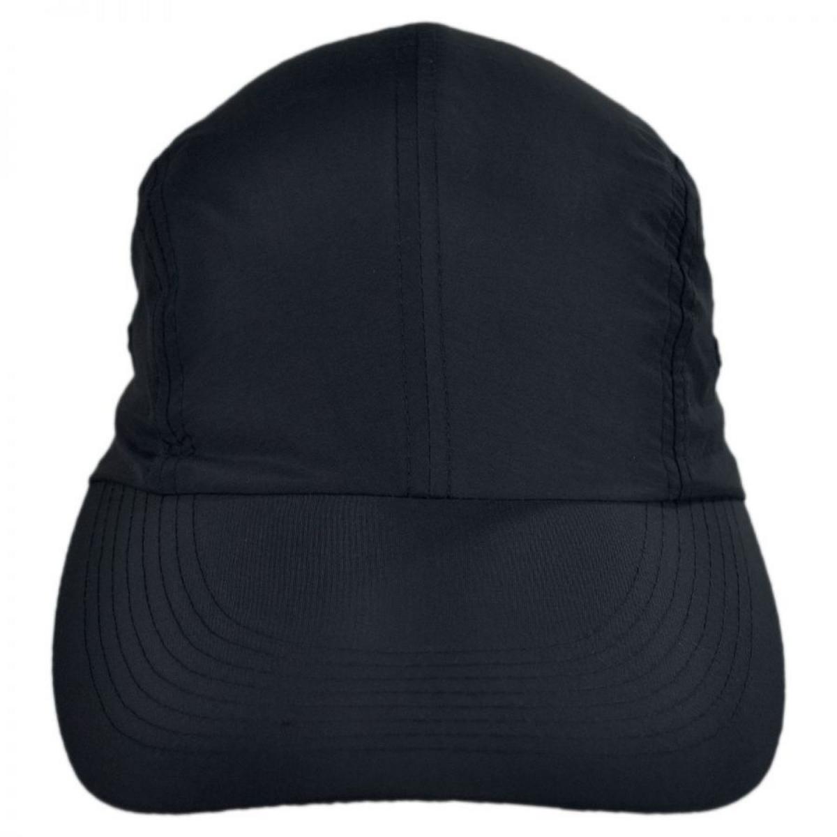 Torrey Hats | Torrey UPF 50+ Long Bill Adjustable Baseball Cap | 499904 | front | BLACK