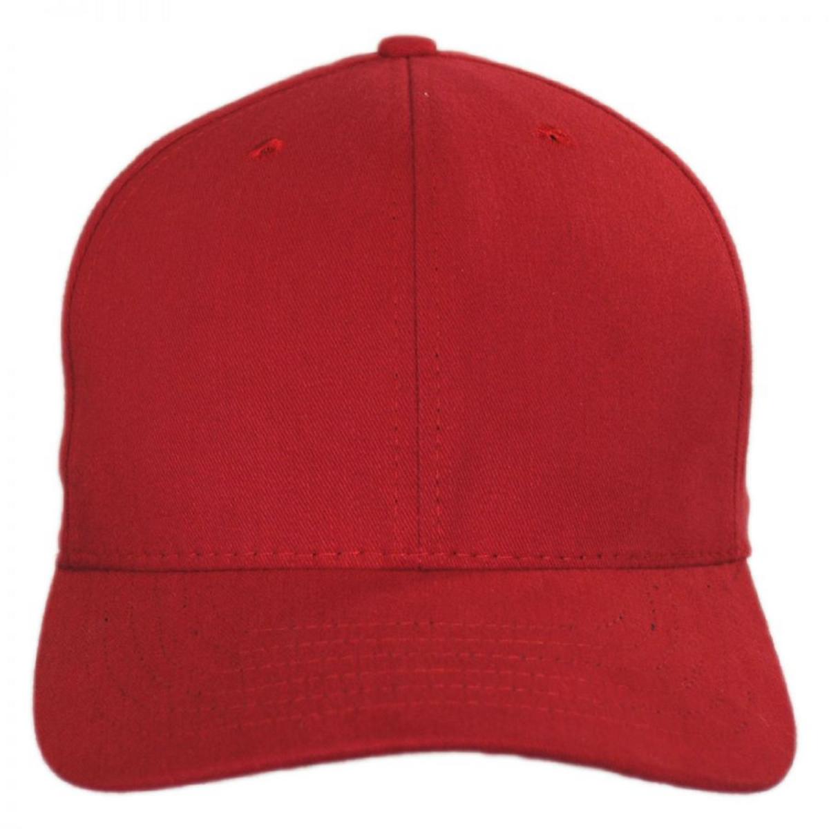 HeadShots by KC Caps | US Made 6-Panel Cotton Snapback Baseball Cap | 200525 | front | RED