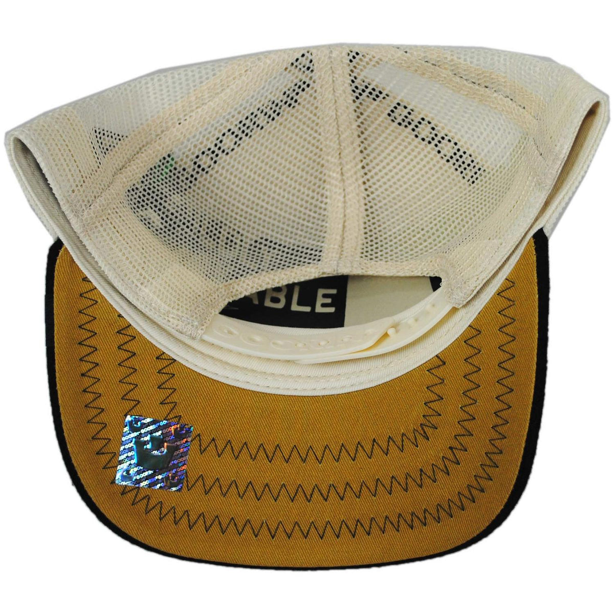 Goorin Bros | Canyon Bae Mesh Trucker Snapback Baseball Cap | 200861 | under | CHALK
