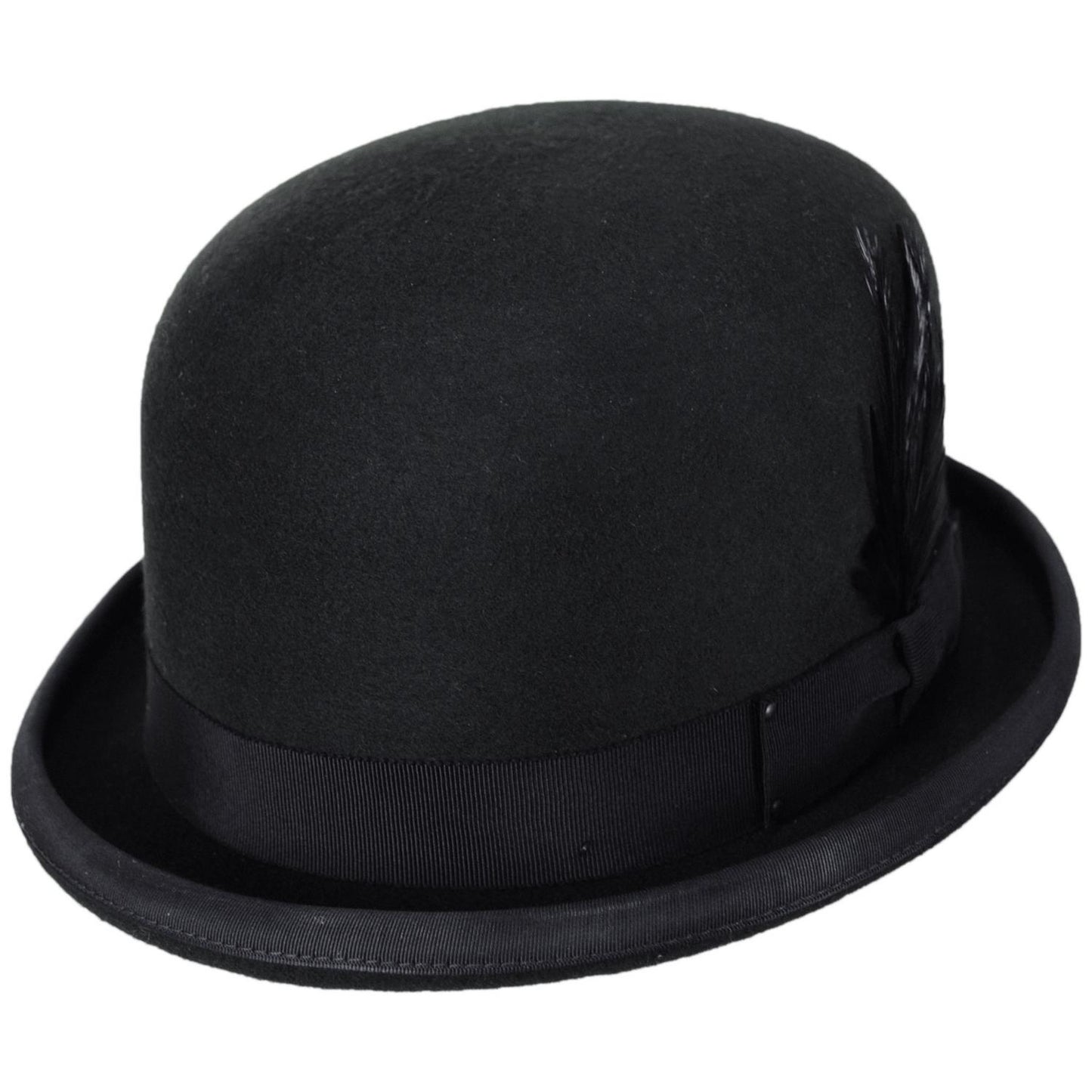 Bailey 1922 | Heritage Harker Wool Felt Bowler Hat | 130032 | lead | BLACK
