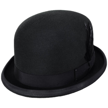 Bailey 1922 | Heritage Harker Wool Felt Bowler Hat | 130032 | lead | BLACK