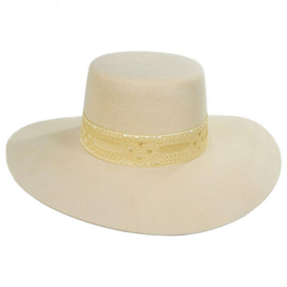 Lack of Color | Sierra Wool Felt Boater Hat | 124301 | front | CREAM