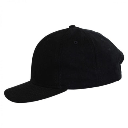 HeadShots by KC Caps | US Made 6-Panel Cotton Snapback Baseball Cap | 200525 | profile | BLACK