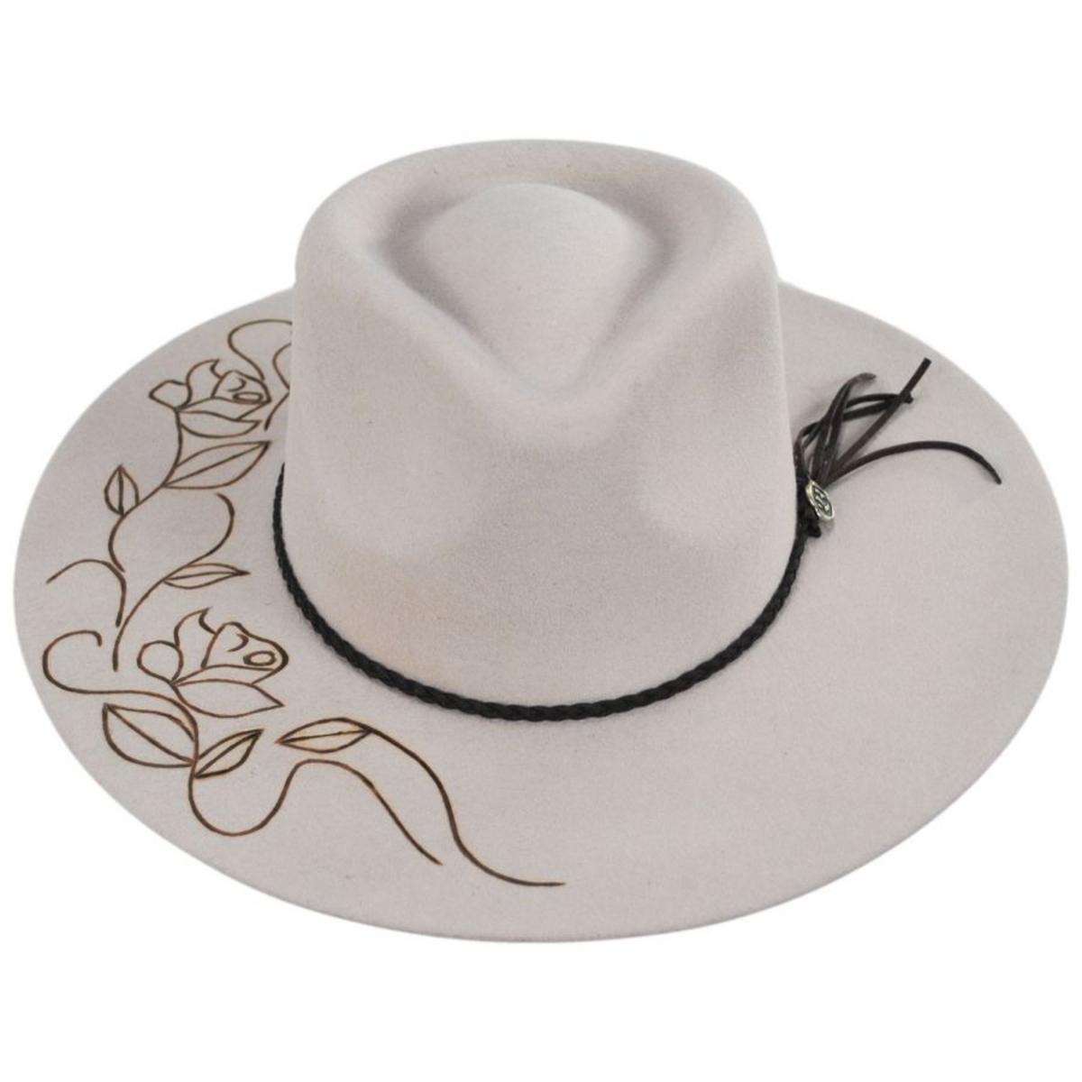 Biltmore | V.C. Evita Wool Felt Rancher Fedora Hat | 130274 | front | SILVERBELLY
