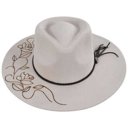 Biltmore | V.C. Evita Wool Felt Rancher Fedora Hat | 130274 | front | SILVERBELLY