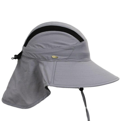 Scala | Natalie Nylon Trail Hat | 106435 | profile | SLATE