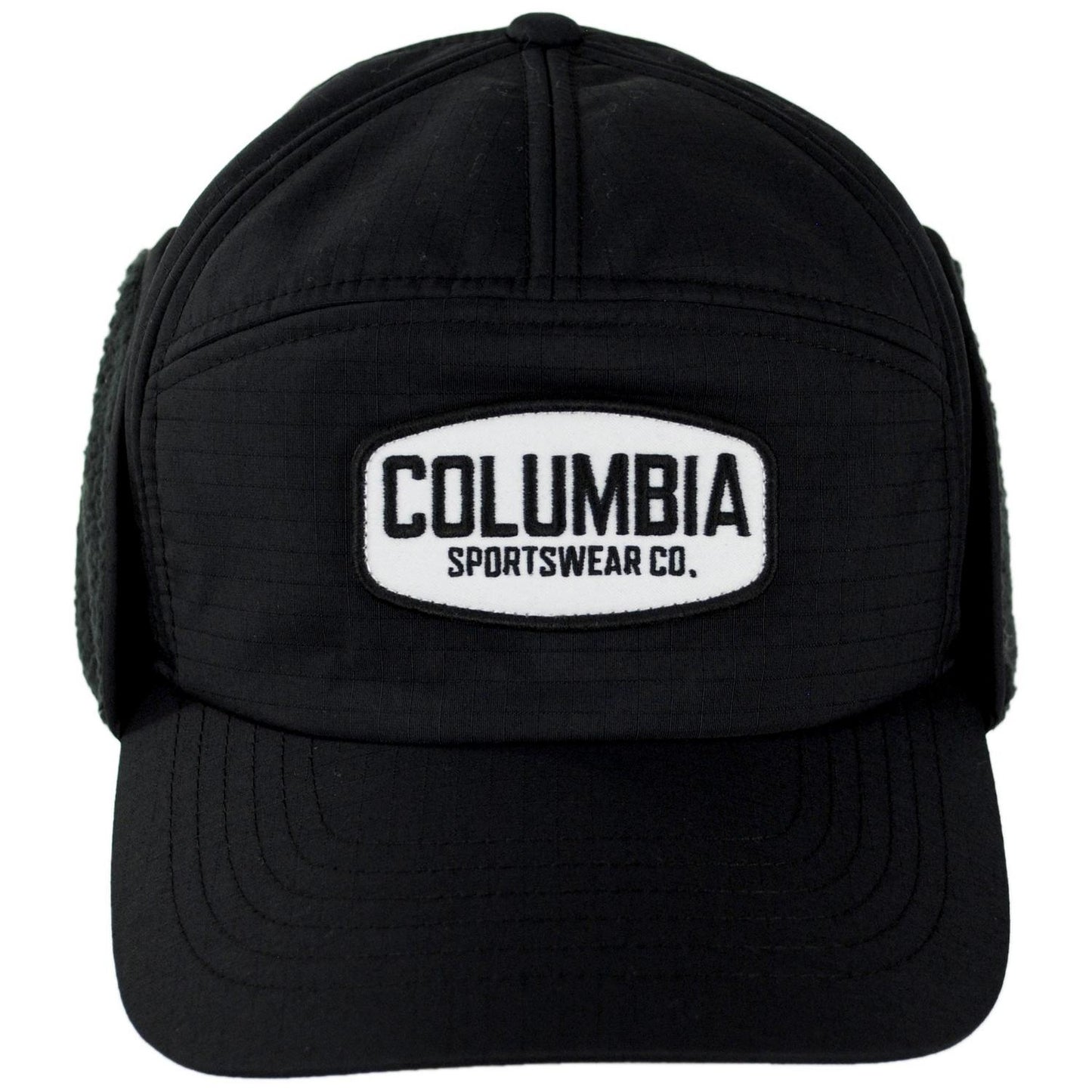 Columbia Sportswear | Landroamer Ear Flap Baseball Cap | 400096 | front | BLACK