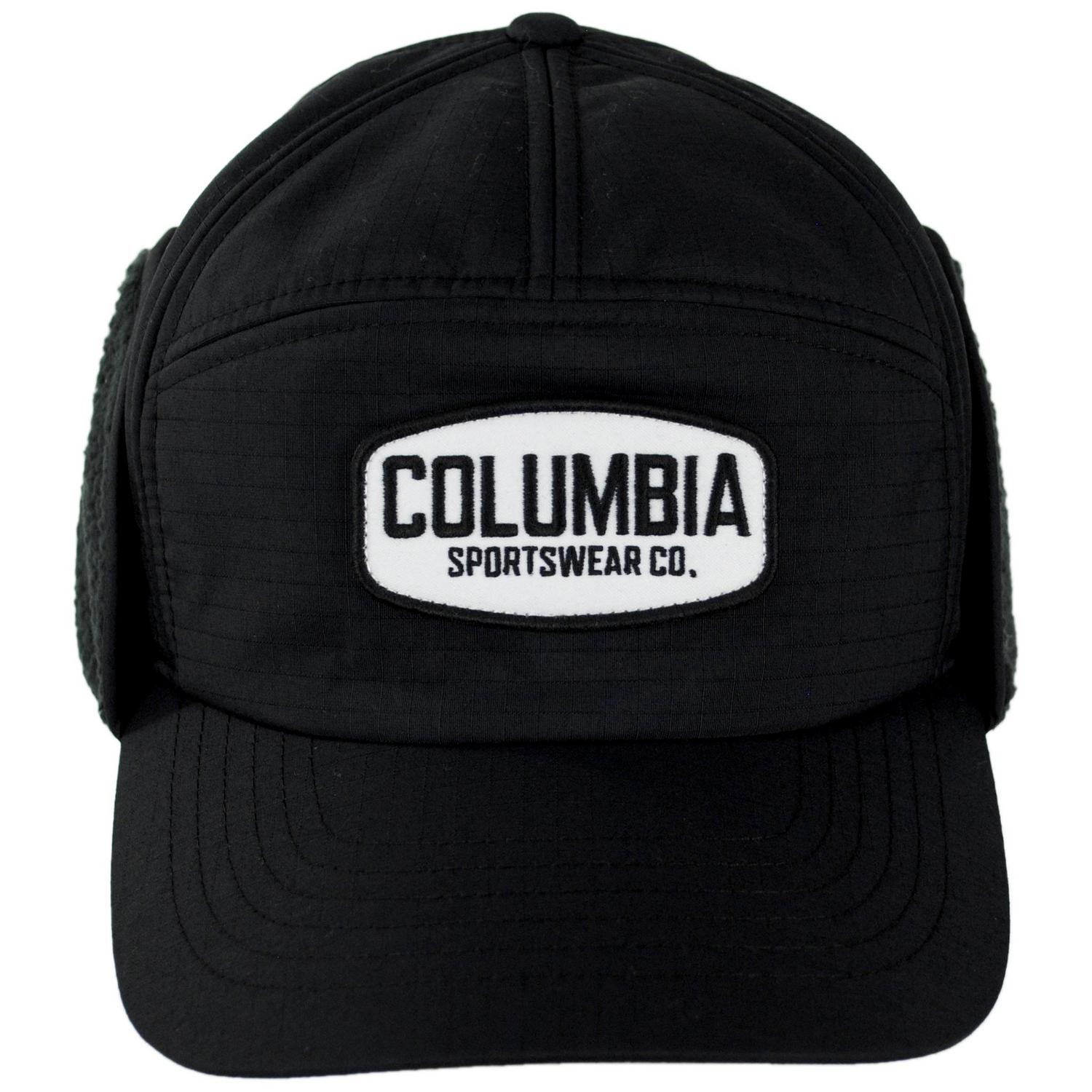 Columbia Sportswear | Landroamer Ear Flap Baseball Cap | 400096 | front | BLACK
