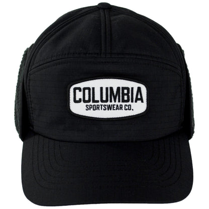 Columbia Sportswear | Landroamer Ear Flap Baseball Cap | 400096 | front | BLACK