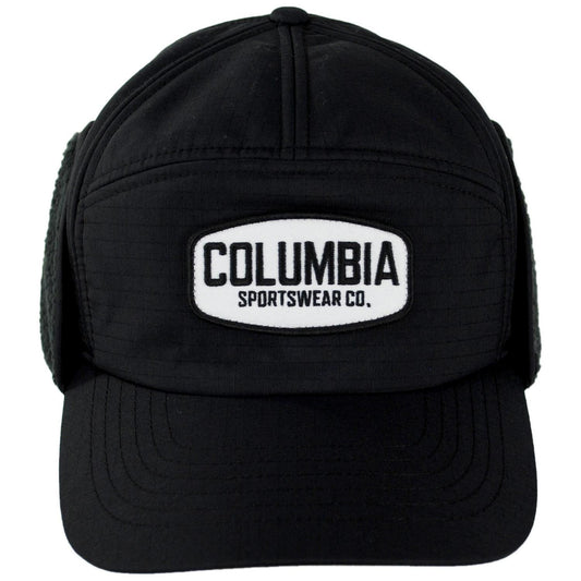 Columbia Sportswear | Landroamer Ear Flap Baseball Cap | 400096 | front | BLACK