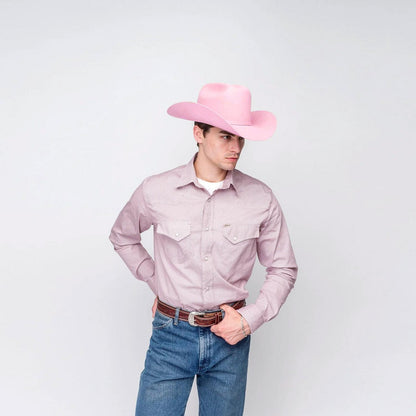 Bailey Western | Lightning Wool and Angora Felt Cowboy Hat - Fashion Colors | 130022 | lsmone | FONDANT PINK