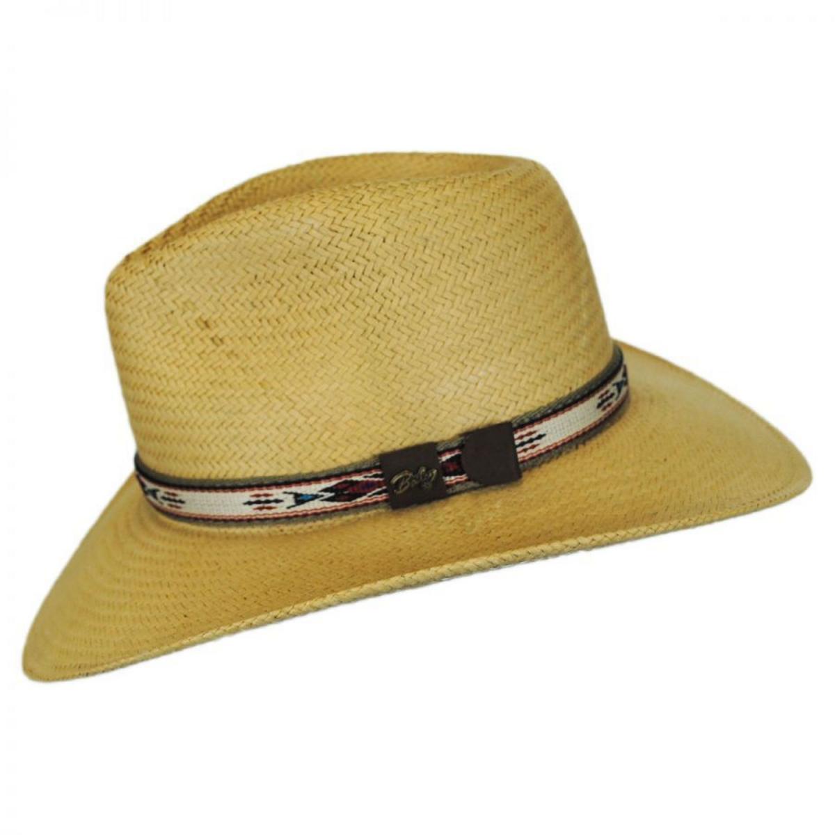 Bailey 1922 | Derian Raindura Straw Outback Hat | 127781 | profile | BURLAP