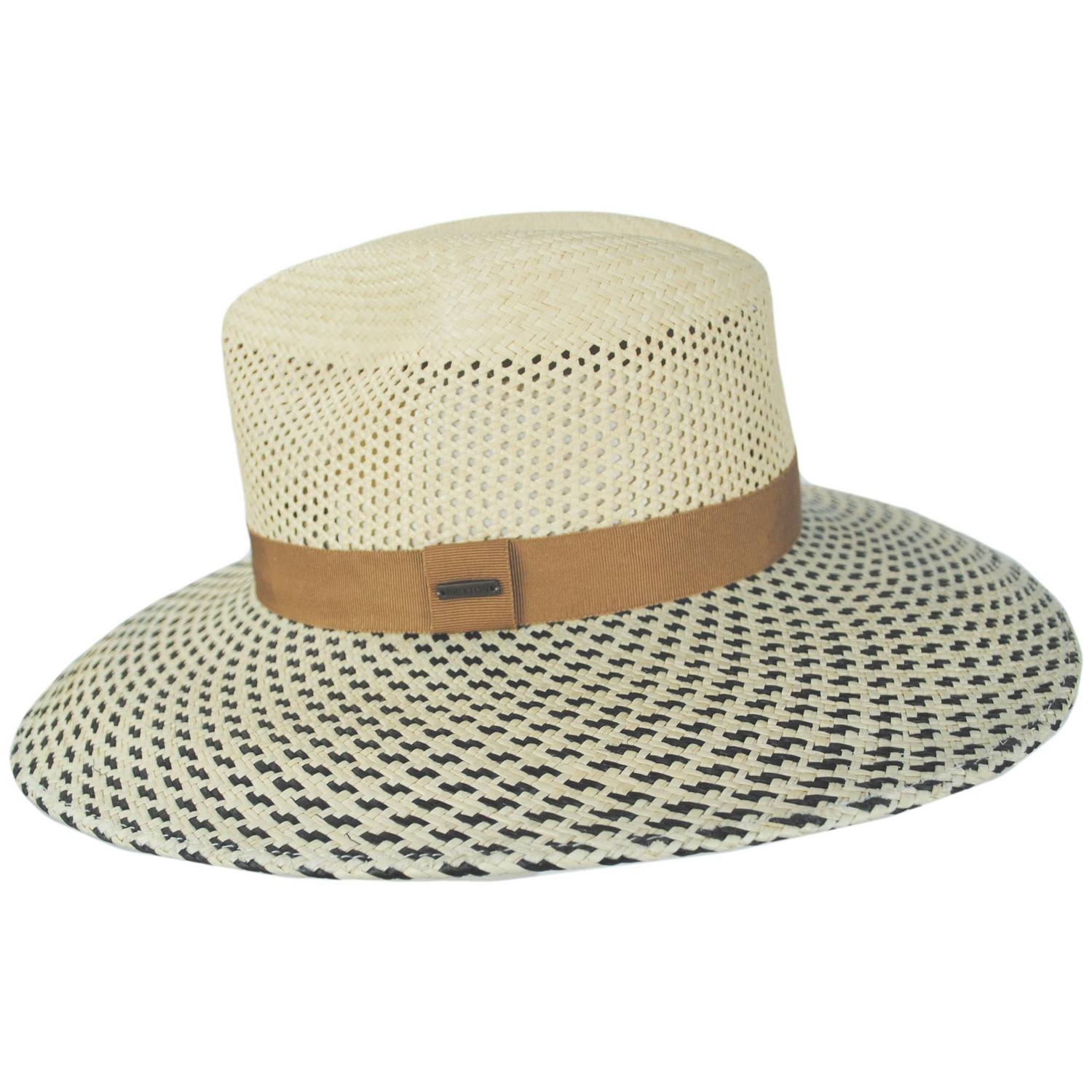 Evangeline Panama Straw Rancher Fedora Hat – Village Hat Shop