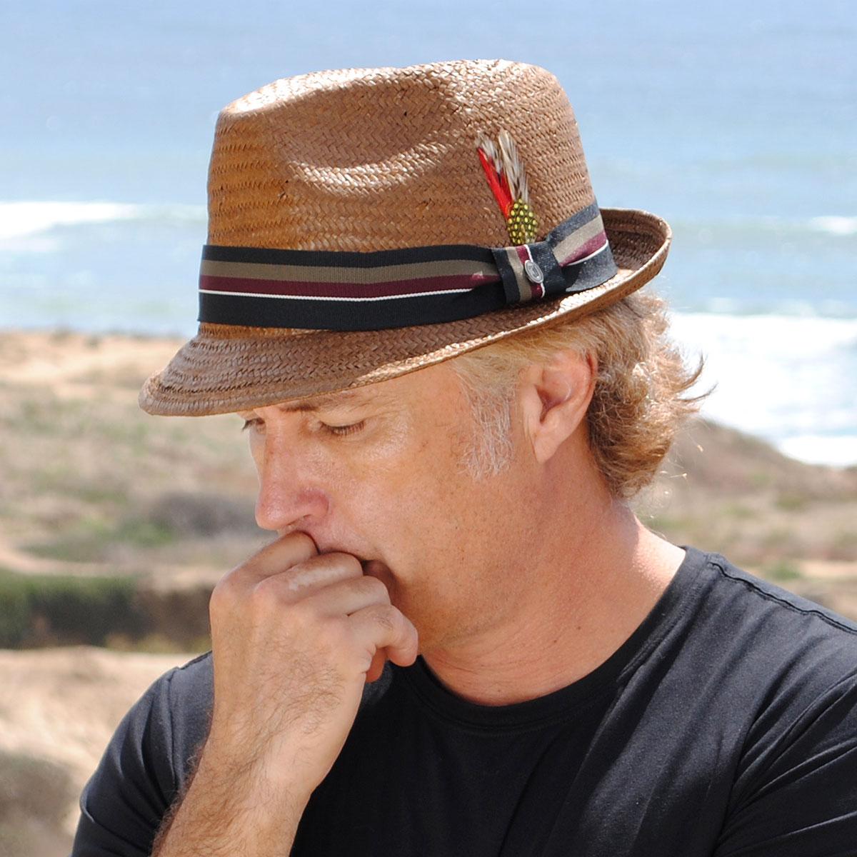Jaxon Hats | Wholesale Tribeca Toyo Straw Trilby Fedora Hat B2B Pre-Pack | B2B129011 | lsmtwo | BROWN