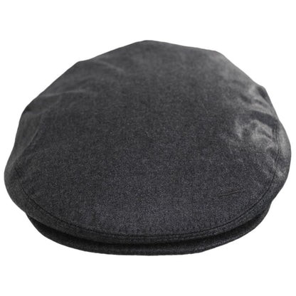 Baskerville Hat Company | Wholesale Attingham Wool Poplin Ivy Cap B2B Pre-Pack | B2B167671 | front | GREY