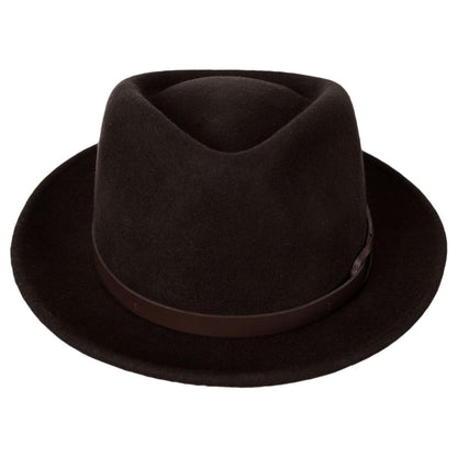 Wool Felt Teardrop Fedora Hat