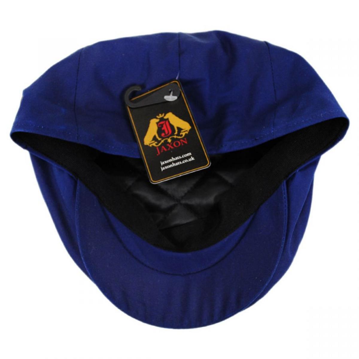 Jaxon & James | British Millerain Wax Cotton Ivy Cap | 170011 | under | NAVY BLUE