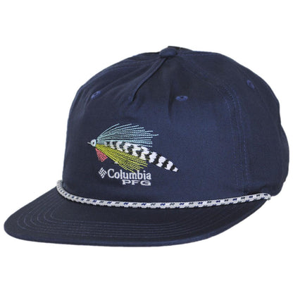 Columbia Sportswear | PFG Back Tack Snapback Baseball Cap | 400090 | lead | NOCTURNAL