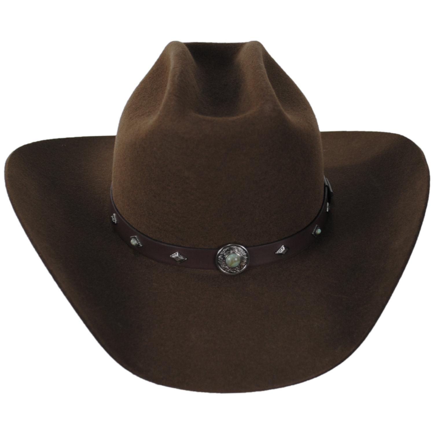 Stetson | Payton Wool Felt Western Hat | 130767 | front | MINK