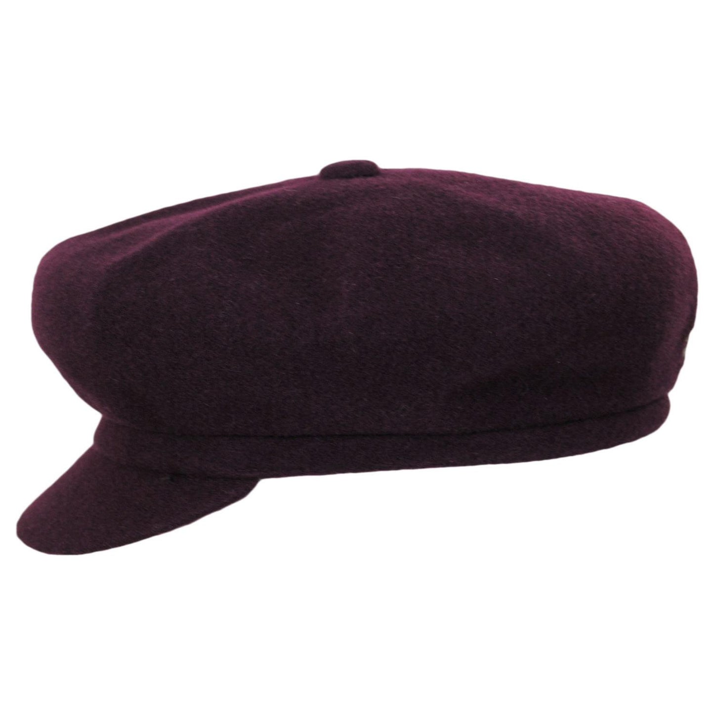 Kangol | Spitfire Wool Newsboy Cap | 160801 | profile | WINE