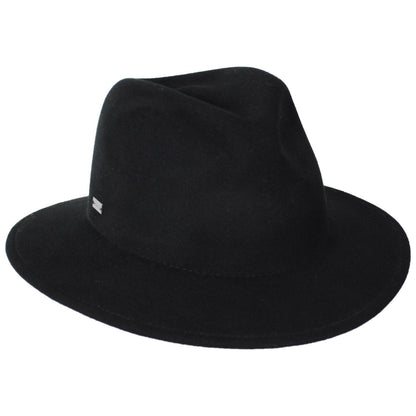 Betmar | Cali Wool LiteFelt Fedora Hat | 123174 | lead | BLACK