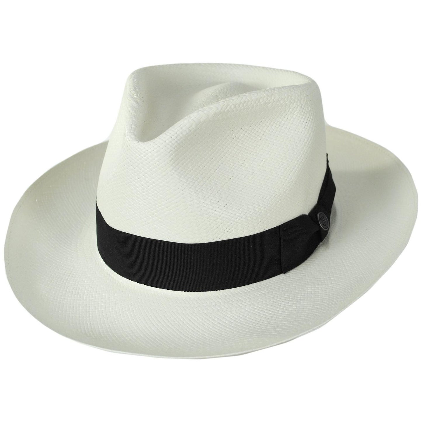 Jaxon Hats | Humphrey Grade 8 Panama Straw Fedora Hat | 127153 | lead | BLEACH